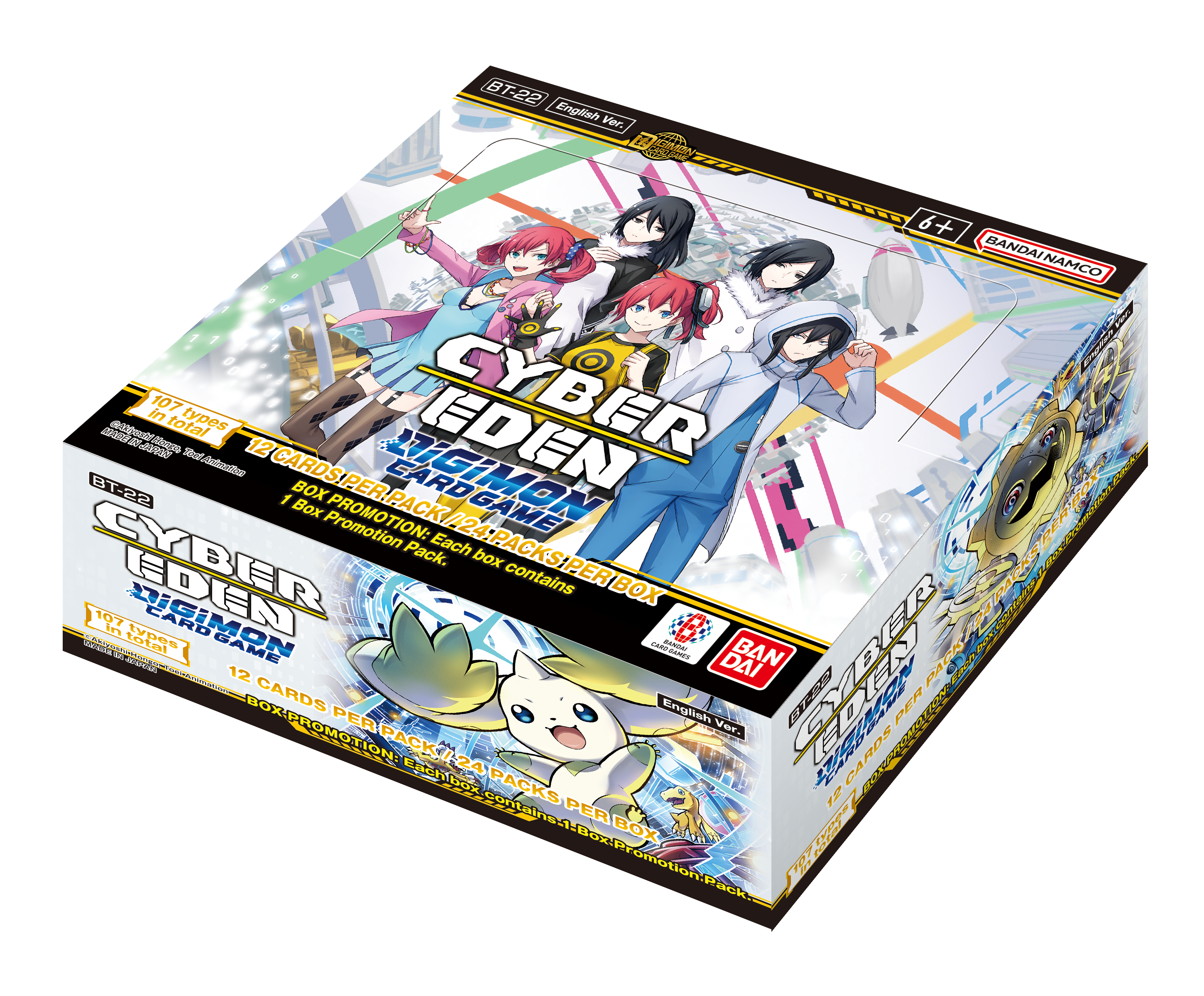 Digimon Card Game Cyber Eden BT22 Display Case - 12x Booster Boxes